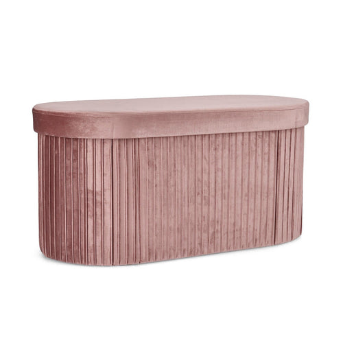 Poltrona Pouf Jocelyn per interno, con struttura in mdf