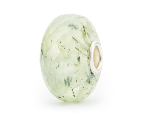 Trollbeads-Beads Prenite con Quarzo Tormalinato