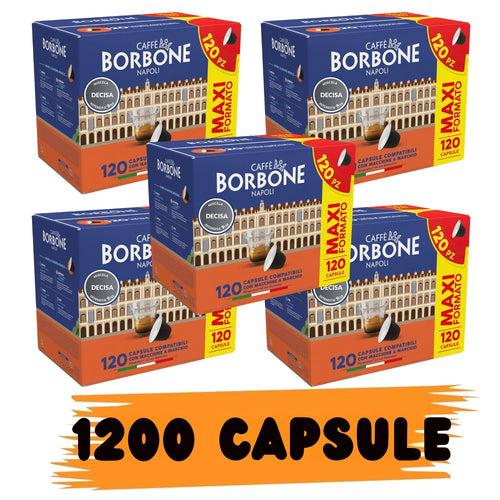 Caffè Borbone Miscela Decisa Capsule Nespresso 1200 Capsule