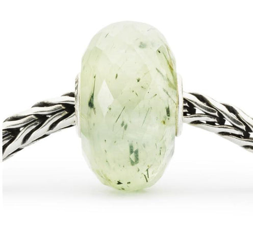 Trollbeads-Beads Prenite con Quarzo Tormalinato
