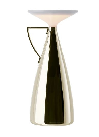 Lampada Ricaricabile Camomille Metal Champagne– Kartell