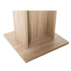 Tavolo da pranzo da 2 a 4 persone - Quadrato - Classico - Decoro rovere - GUSTAVE - L 80 xl 80 cm