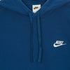 Nike Felpa Leggera Cappuccio Uomo Sportswear Club Hoodie Dk Marina Blue/dk Marina Blue/white da uomo