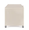Baule Ocean porta cuscini in alluminio con ruote e maniglia