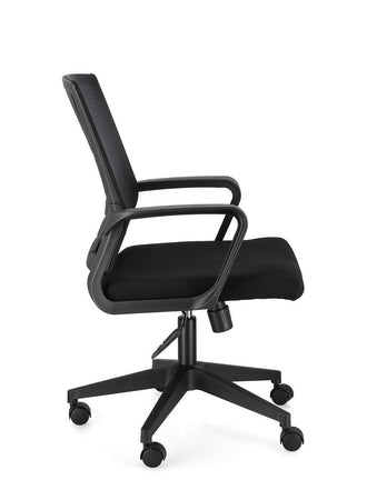 Sedia "Roman" da gaming ed ufficio ergonomica in poliestere con braccioli e ruote