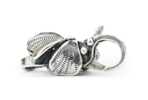 Trollbeads-Chiusura Corolla con Perla