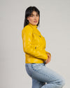 Kelly - Giacca Donna Giallo in Vera Pelle