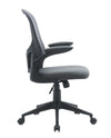Poltrona Kempton da gaming ed ufficio ergonomica in poliestere con braccioli e ruote