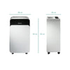 Hisense Deumidificatore Portatile per la casa muffa 16 Litri in 24 Ore Tanica 2 Litri con Timer e Wi-Fi colore Bianco - D16CW
