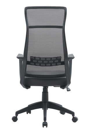 Poltrona "Hoboken" da gaming ed ufficio ergonomica in poliestere con braccioli e ruote