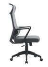 Poltrona Hoboken da gaming ed ufficio ergonomica in poliestere con braccioli e ruote