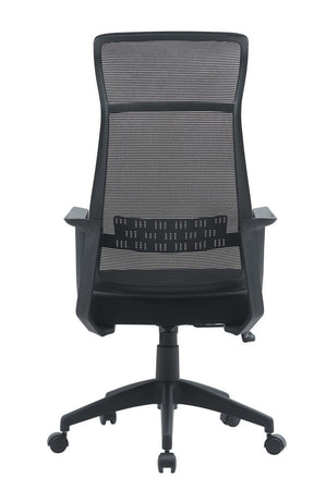 Poltrona "Hoboken" da gaming ed ufficio ergonomica in poliestere con braccioli e ruote