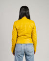 Kelly - Giacca Donna Giallo in Vera Pelle