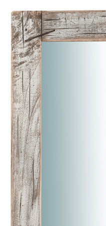 Biscottini Specchio da parete in legno massello RUSTICO GRANDE effetto antico dipinto