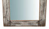 Biscottini Specchio da parete in legno massello RUSTICO GRANDE effetto antico dipinto