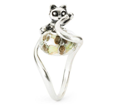 Trollbeads-Anello Fantasia Gatto Innamorato