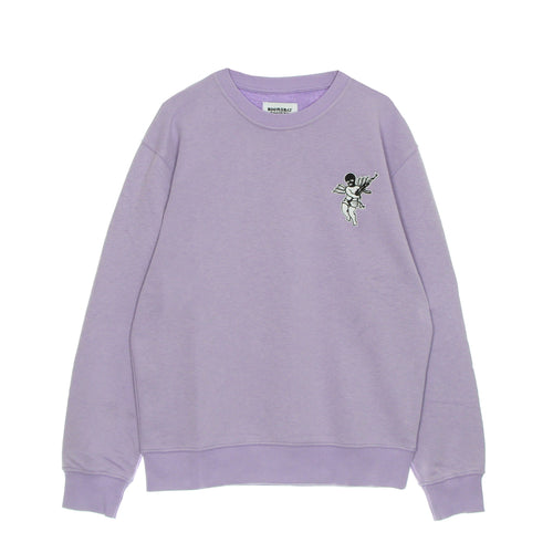 DOOMSDAY Felpa Leggera Girocollo Uomo No More Space Embroidered Crewneck Lilac da uomo