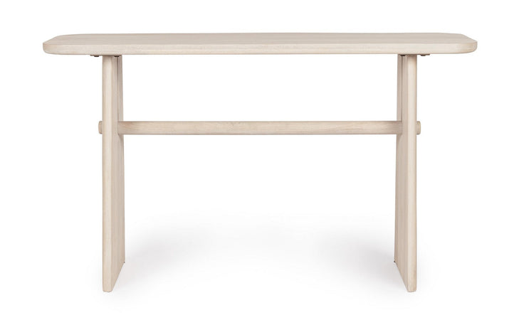 Consolle "Elisheva" in legno di mango massiccio per sala da pranzo