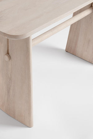 Consolle "Elisheva" in legno di mango massiccio per sala da pranzo