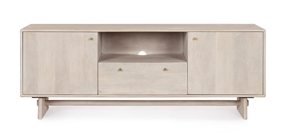 Mobile porta TV "Elisheva" in legno di magno massiccio per interno 160 x 45 x 60 h cm