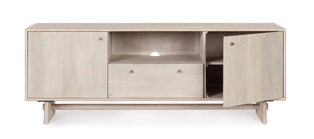 Mobile porta TV "Elisheva" in legno di magno massiccio per interno 160 x 45 x 60 h cm