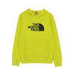 THE NORTH FACE Felpa Leggera Cappuccio Uomo Lt Drew Peak Po Hd Acid Yellow da uomo
