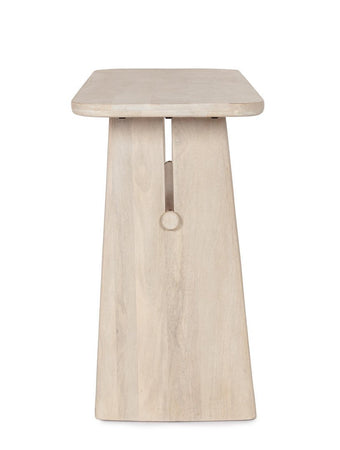 Consolle "Elisheva" in legno di mango massiccio per sala da pranzo