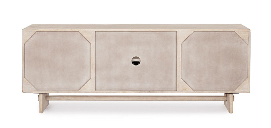 Mobile porta TV "Elisheva" in legno di magno massiccio per interno 160 x 45 x 60 h cm