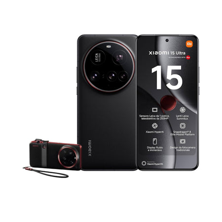 XIAOMI 15 Ultra Smartphone 6.73" 16GB RAM Memoria Interna 512GB 5g Colore Black + Kit Camera