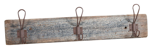 Biscottini Attaccapanni da parete in legno massello L57,5XPR7XH14 cm massello, dipinto