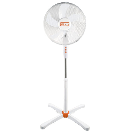 VINCO COD.70703E Ventilatore a Piantana 45W Con 5 Pale Regolabile In Altezza- Oscillazione Automatica