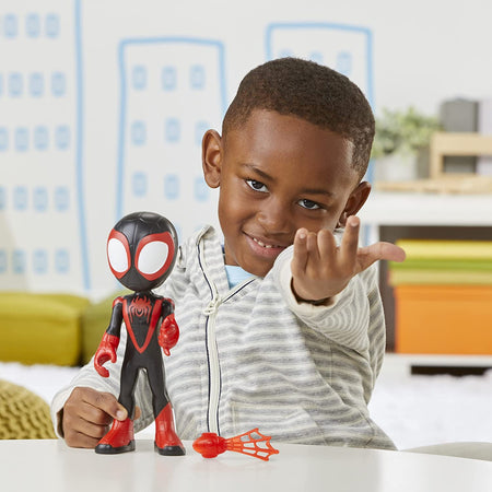 Marvel Spidey e I Suoi Fantastici Amici - Supersized Miles Morales 22,5 cm