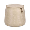 Pouf Rudina struttura in MDF rivestimento in semi pelle per interno
