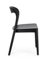 Sedia Miley in legno teak con vernice a base di nitrocellulosa da interno