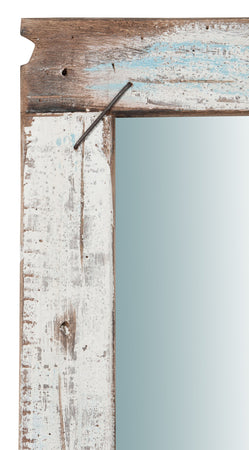 Biscottini Specchio da parete in legno massello L65,5xPR3,5xH180 cm.
