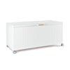 Baule Ocean porta cuscini in alluminio con ruote e maniglia