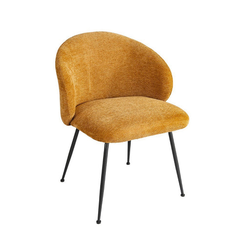 Sedia Gesien seduta in compensato e gambe in acciaio da interno