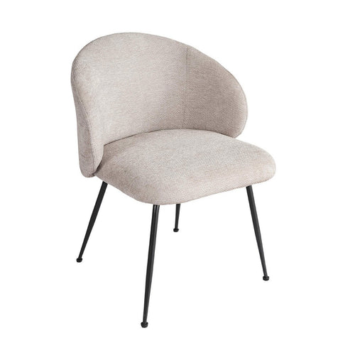 Sedia Gesien seduta in compensato e gambe in acciaio da interno