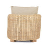 Poltrona Cadice struttura in rattan con cuscini per interno