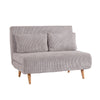 Divano letto Walker 2 posti con rivestimento 100% poliestere per interno