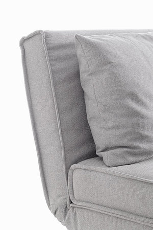 Divano letto "Colton" 1 posto con rivestimento 100% poliestere per interno