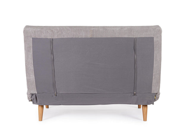 Divano letto "Walker" 2 posti con rivestimento 100% poliestere per interno