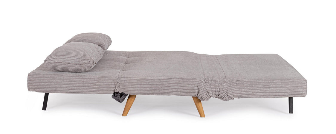 Divano letto "Walker" 2 posti con rivestimento 100% poliestere per interno