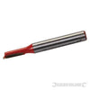 Fresa diritta metrica 1/4 in acciaio temprato da 3 x 12 mm a 20 x 20 mm silverline Silverline