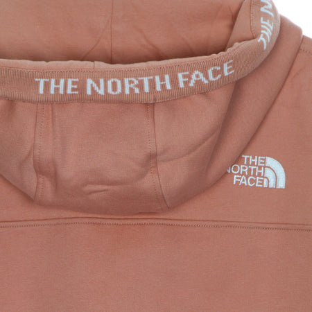 THE NORTH FACE Felpa Cappuccio Donna Zumu Hoodie Rose Dawn da donna
