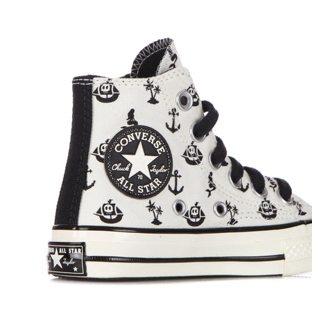 CONVERSE Scarpa Alta Bambino Chuck 70 Egret/black/egret da bambino