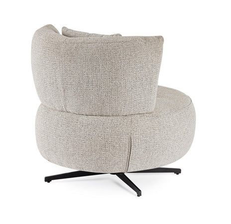 Poltrona "Gonnie" seduta in compensato e rivestimento in poliestere per interno