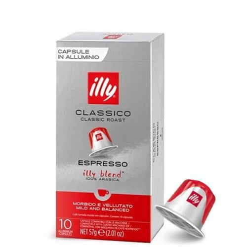 ILLY Classico 10 Capsule In Alluminio Compatibili Nespresso