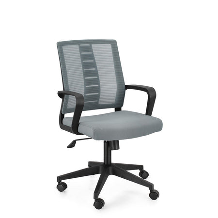 Sedia "Roman" da gaming ed ufficio ergonomica in poliestere con braccioli e ruote