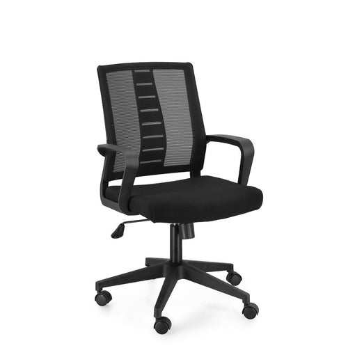 Sedia Roman da gaming ed ufficio ergonomica in poliestere con braccioli e ruote